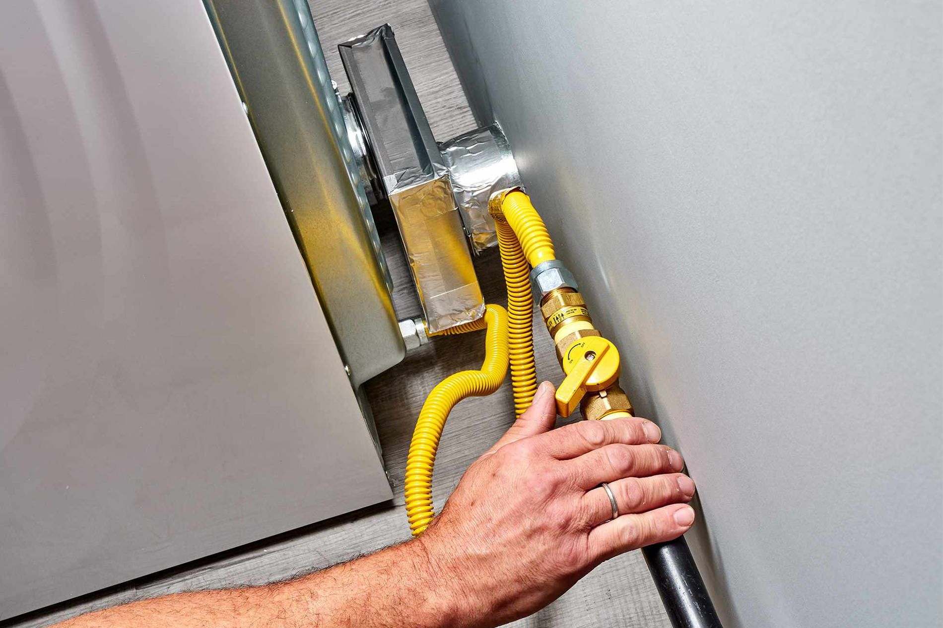 Gas Dryer Installation 2