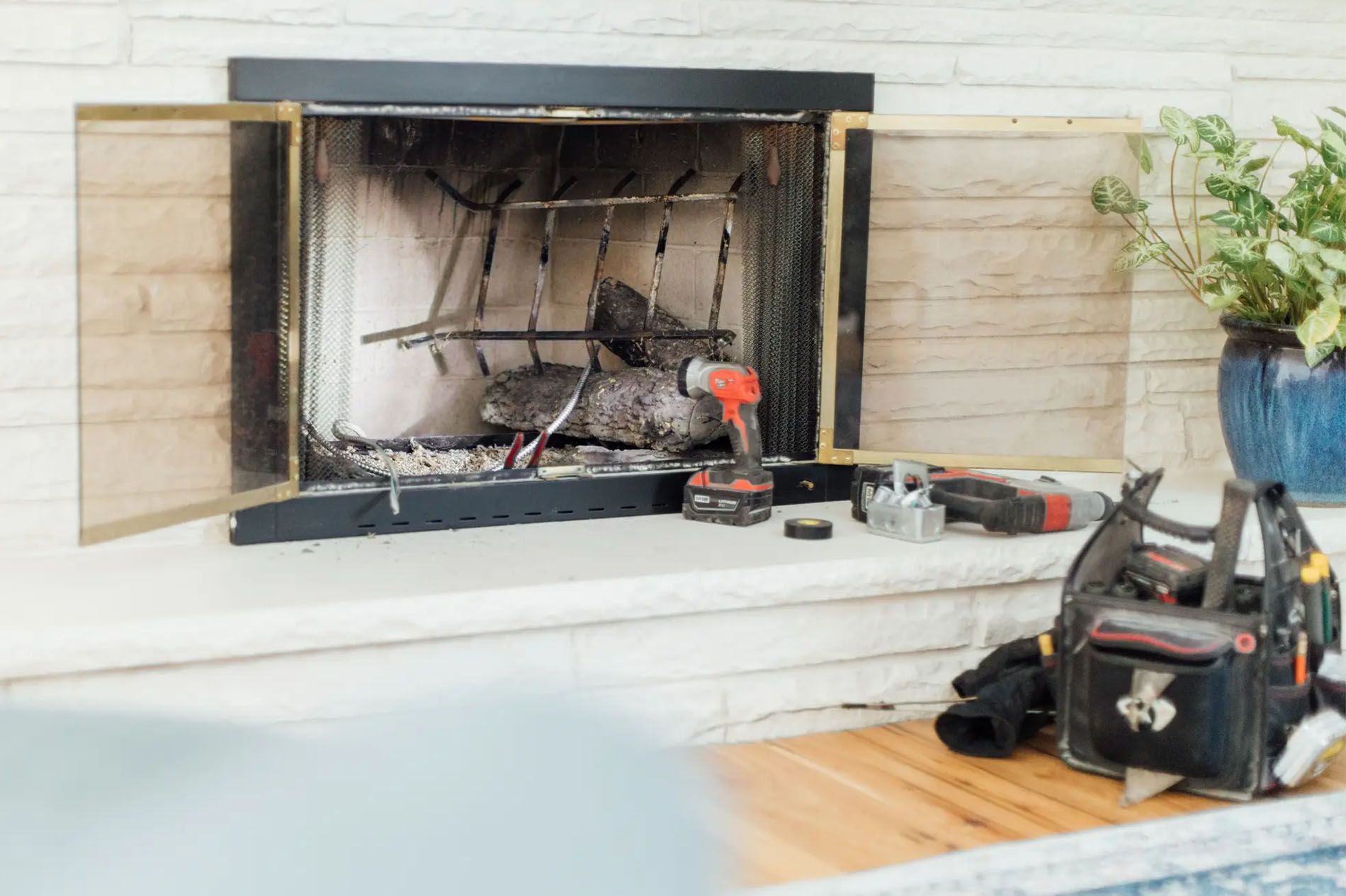 Gas Fireplace Installation 1