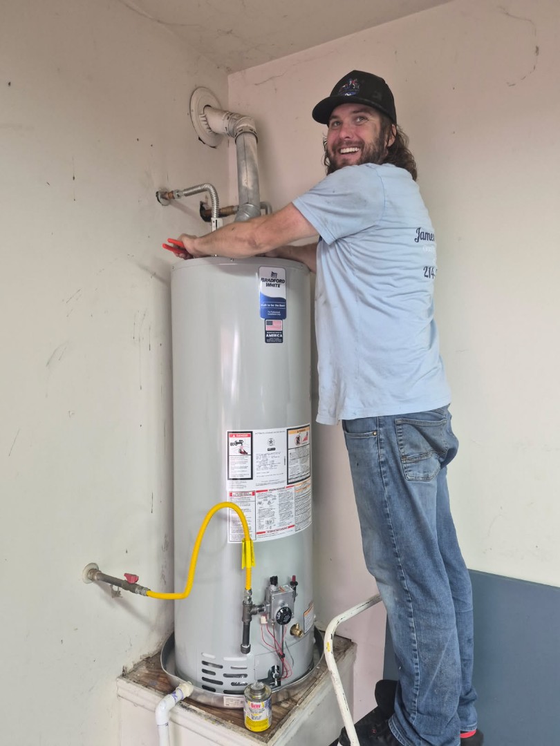 water heater replacement plumber in allen